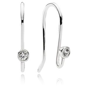 Pandora Clear CZ Earring Posts